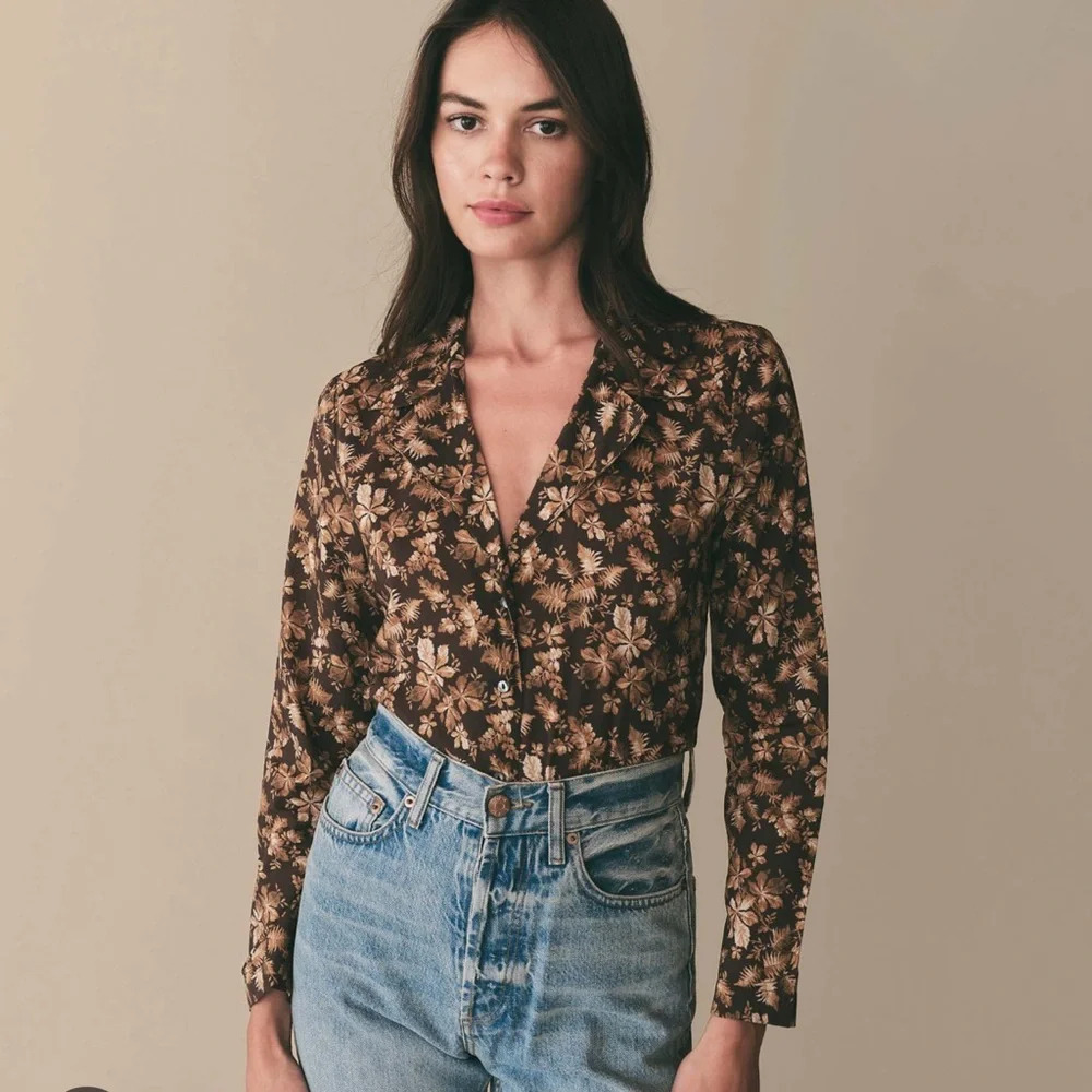 Doen NEW Sheila Top in Fern Grove Floral